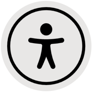 Example of the UserWay button